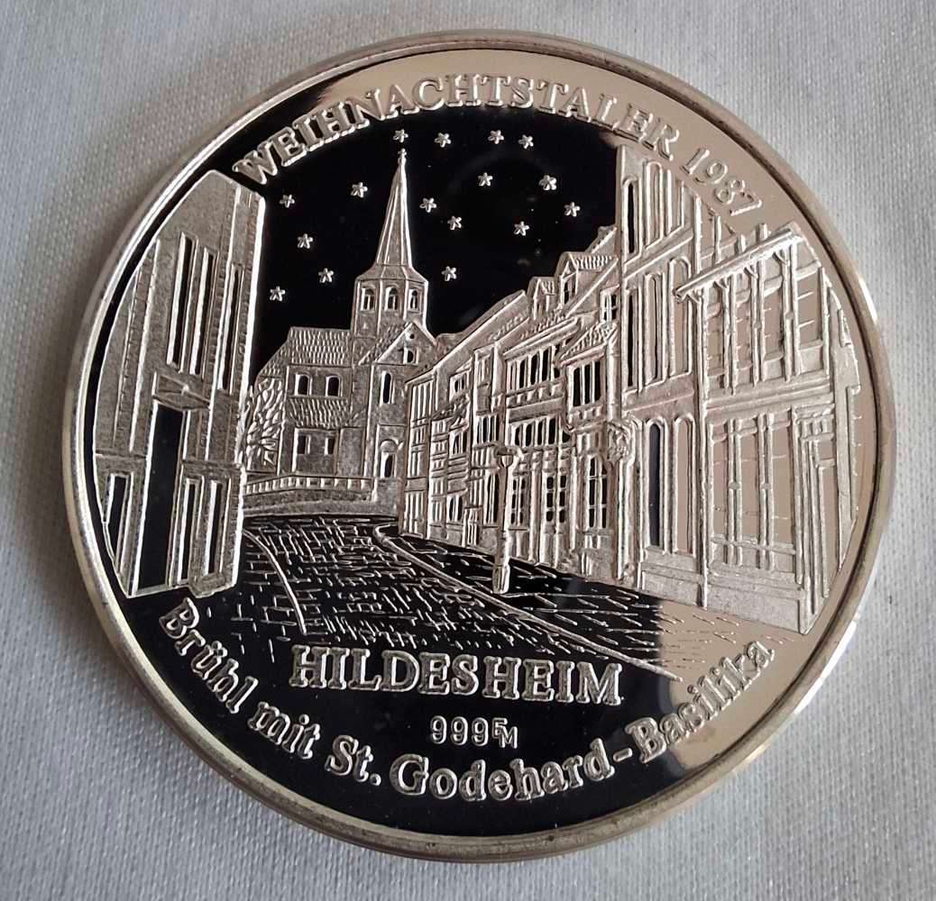 1987 GERMANY Hildesheimen SILVER Coin "Proof"