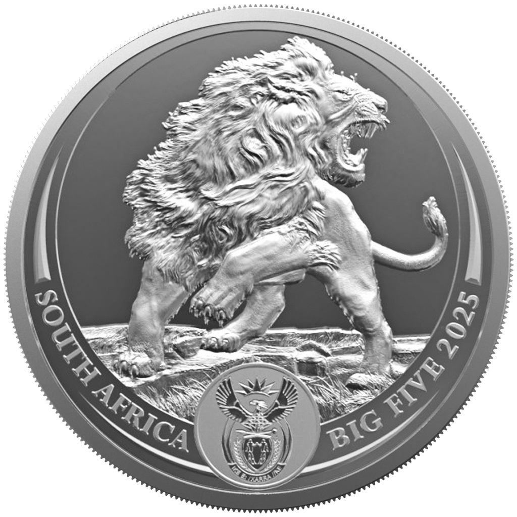 2025 1 oz Silver Coin - Big Five III - Lion