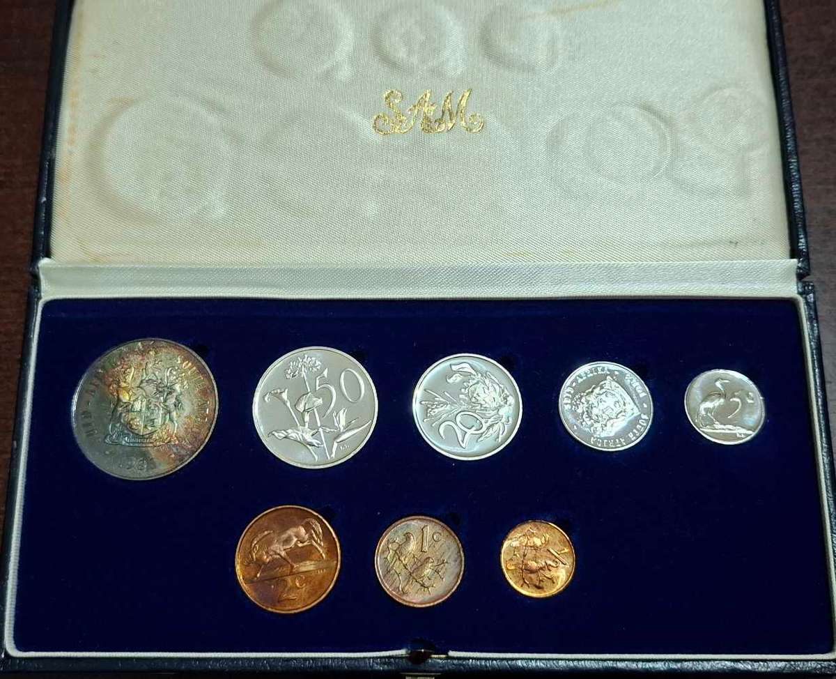 1983 Proof Set In Original SA Mint Box