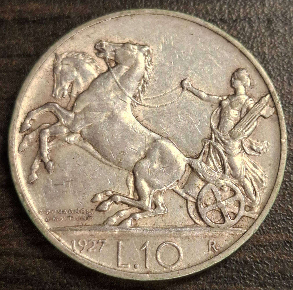1927 Italian 10 Lire