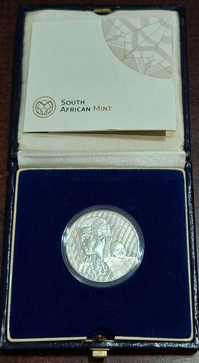 2018 Sterling Silver Proof R1 Life of a Legend Protea