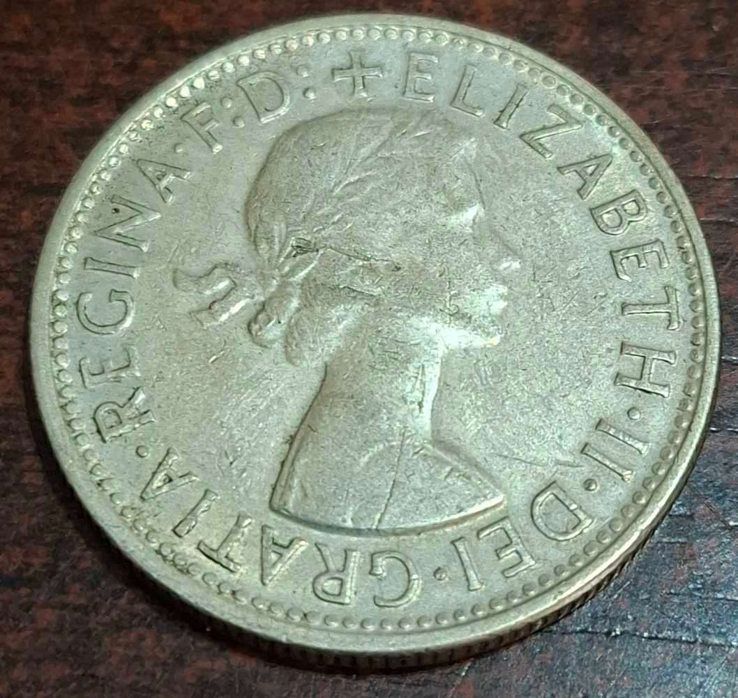 1958 Australian Florin, a pre-decimal coin