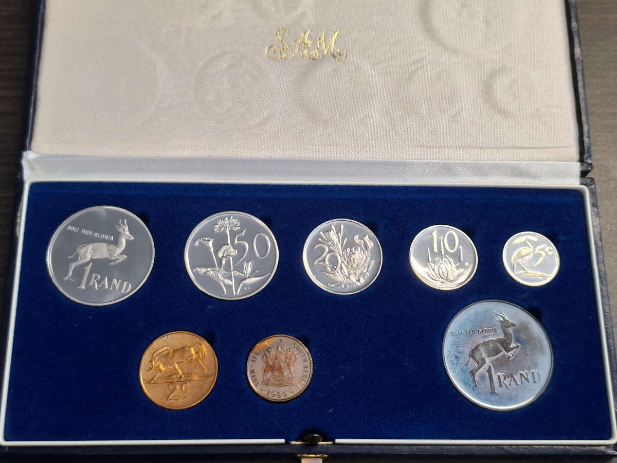 1989 proof coin set blue