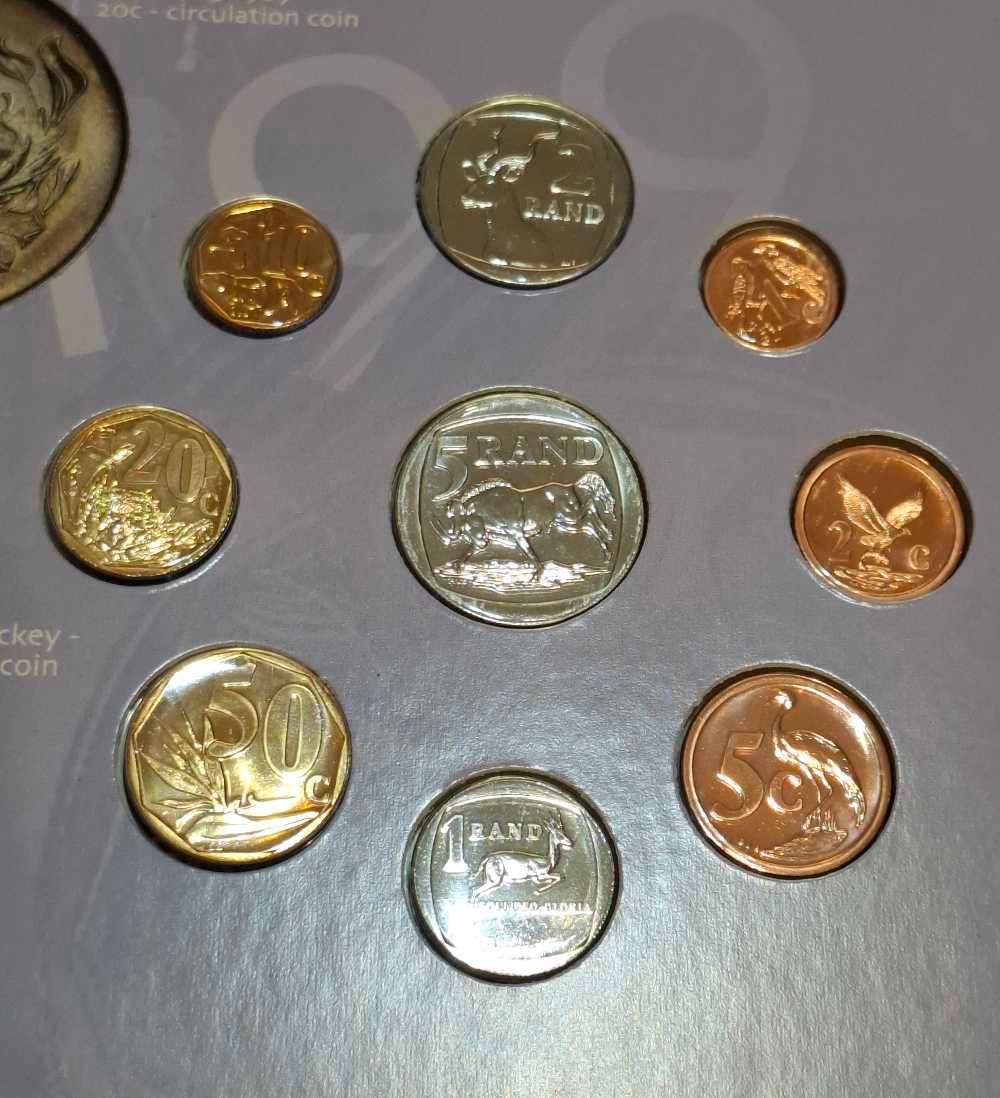 1998 South African coin set