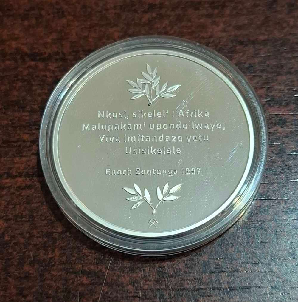 1897 A Long Walk To Freedom 1/2oz Silver includes capsule with certificate