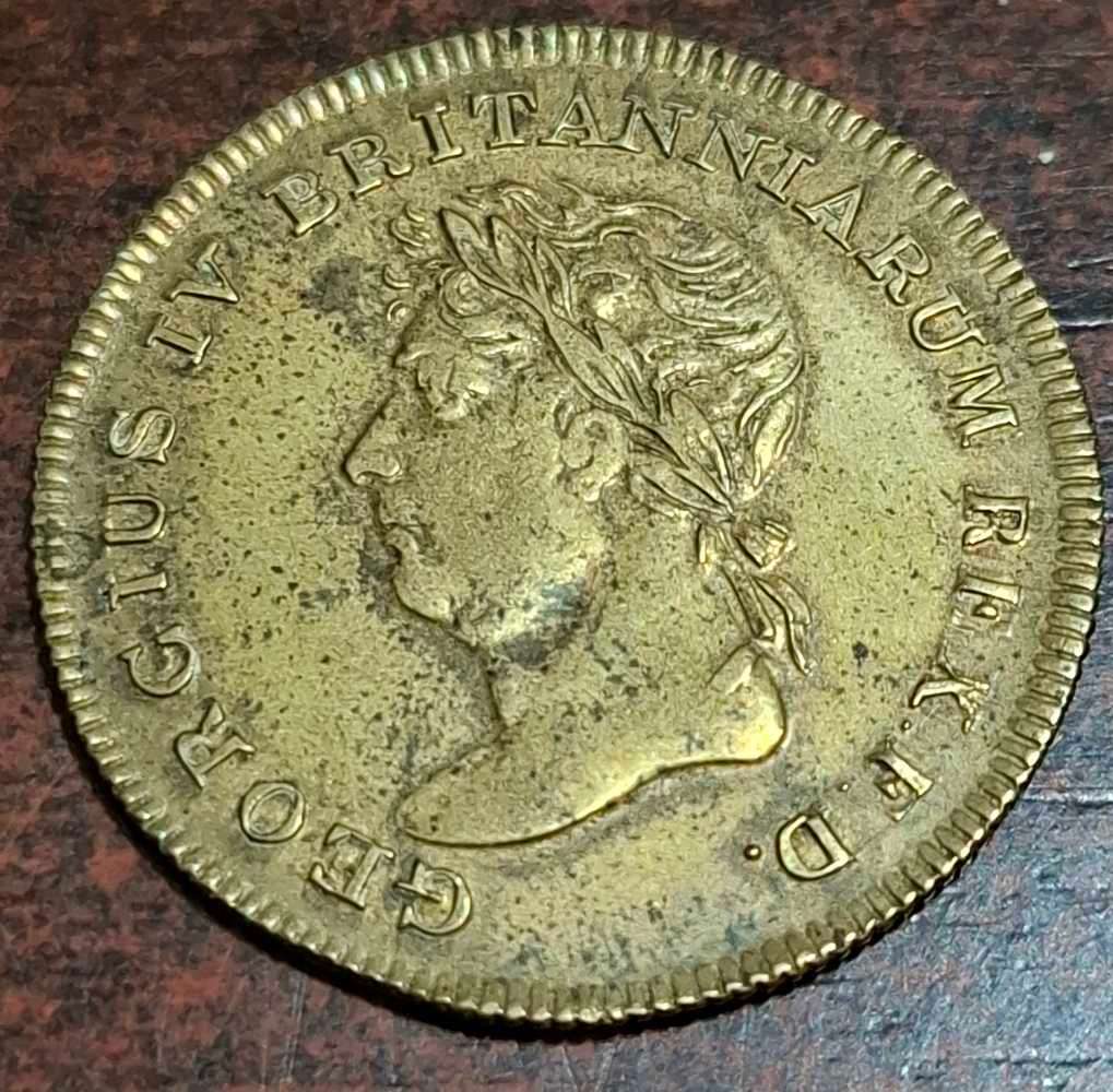 1832 King George IV coronation medal