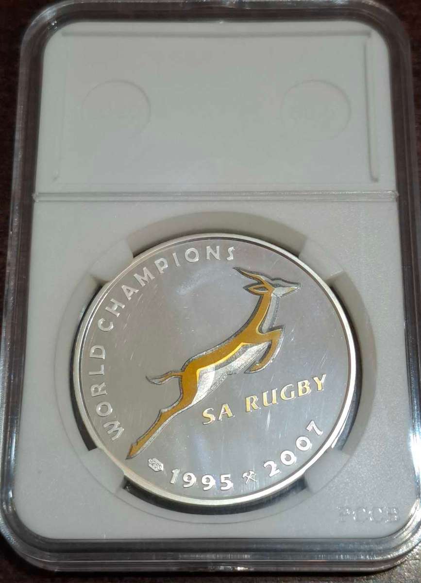 1995-2007 Mandela Rugby 1oz Silver