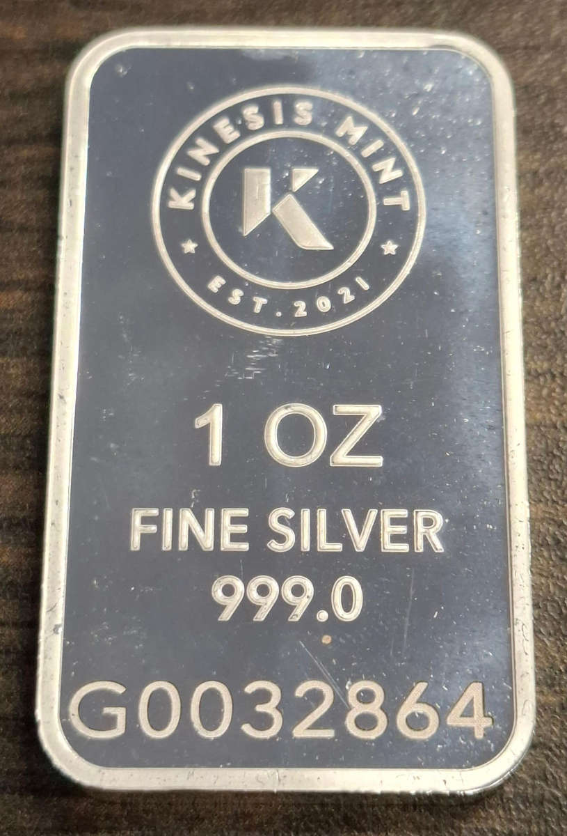 1oz Pure Silver Lunar Dragon Bar