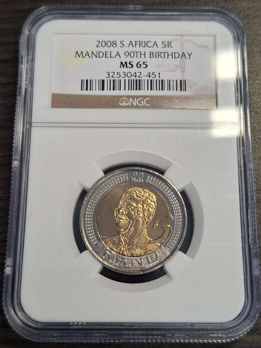 2008 S.AFRICA 5R MANDELA 90TH BIRTHDAY