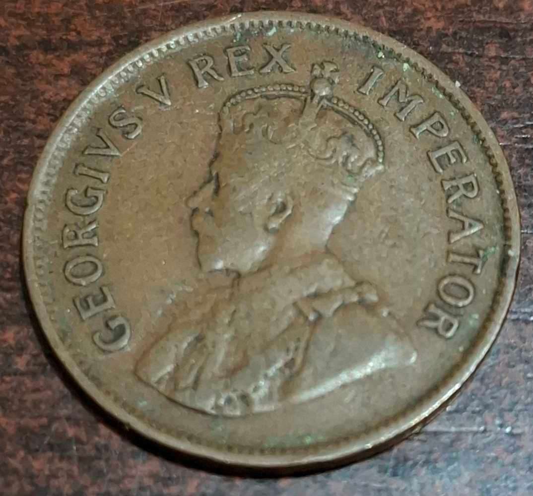 1926 South Africa half penny coin
