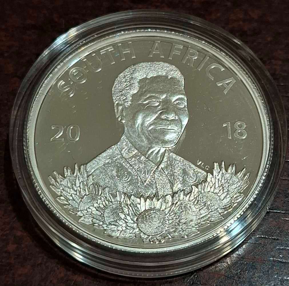 2018 Sterling Silver Proof R1 Life of a Legend Protea