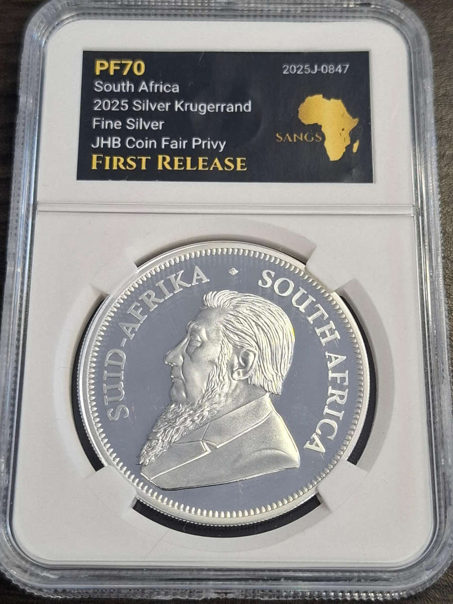 2025 Fine Silver Proof Krugerrand JHB PRIVY FIRST RELEASE 1000 MINTED