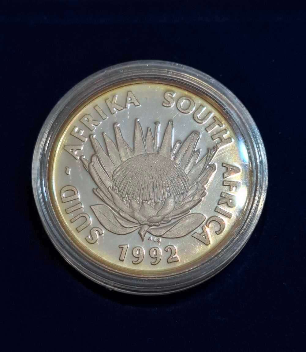 1992 Silver Proof Protea One Rand