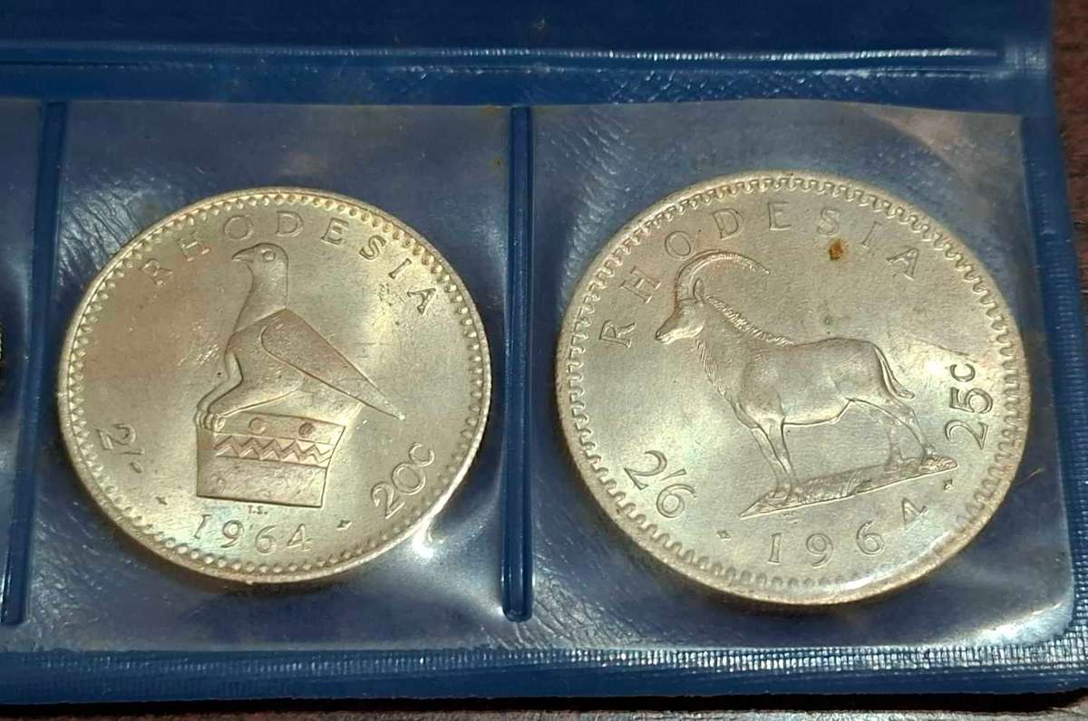 1964 Rhodesia Coin Set