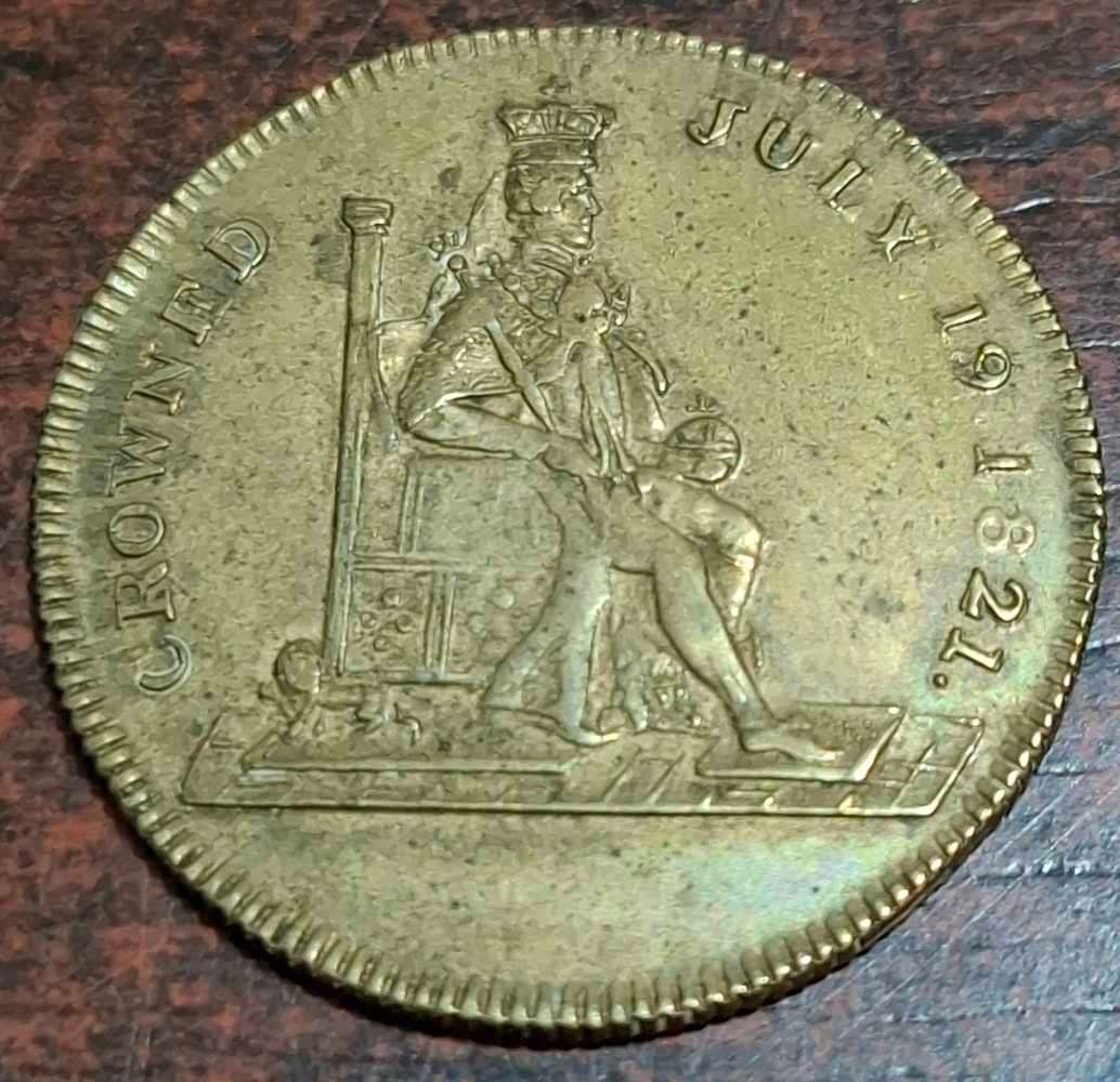 1832 King George IV coronation medal
