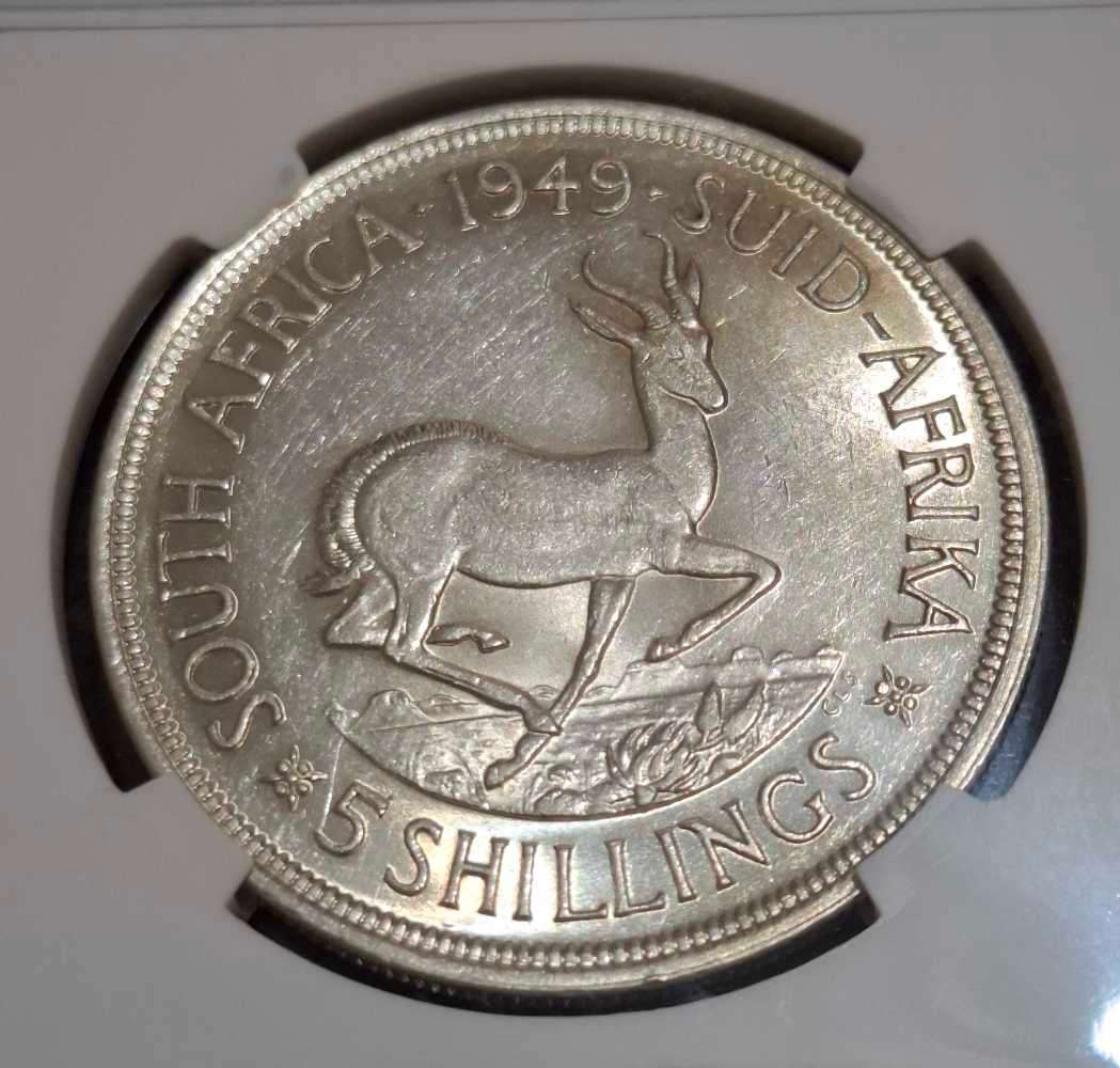 1949 South Africa 5 Shilling