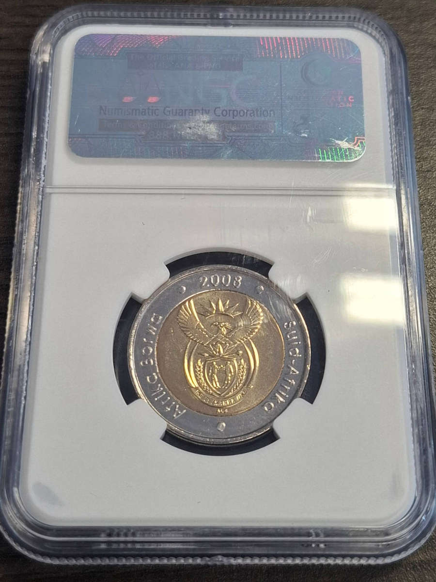 2008 S.AFRICA 5R MANDELA 90TH BIRTHDAY