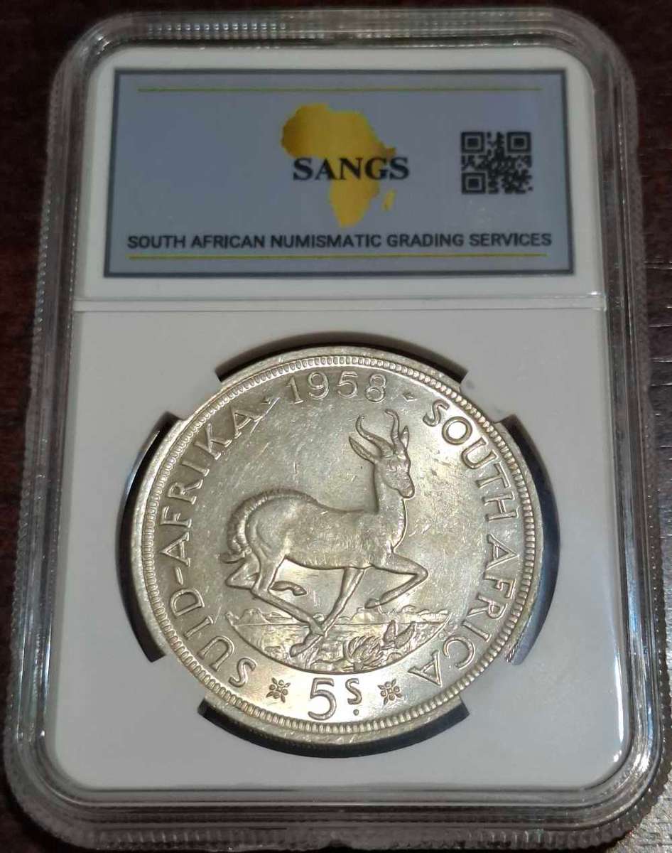 1958 South African 5 Shilling