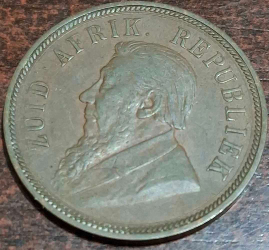 1898 South Africa 1 Penny coin