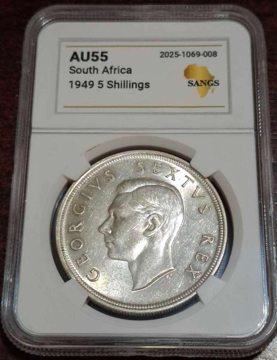 1949 South Africa 5 Shilling
