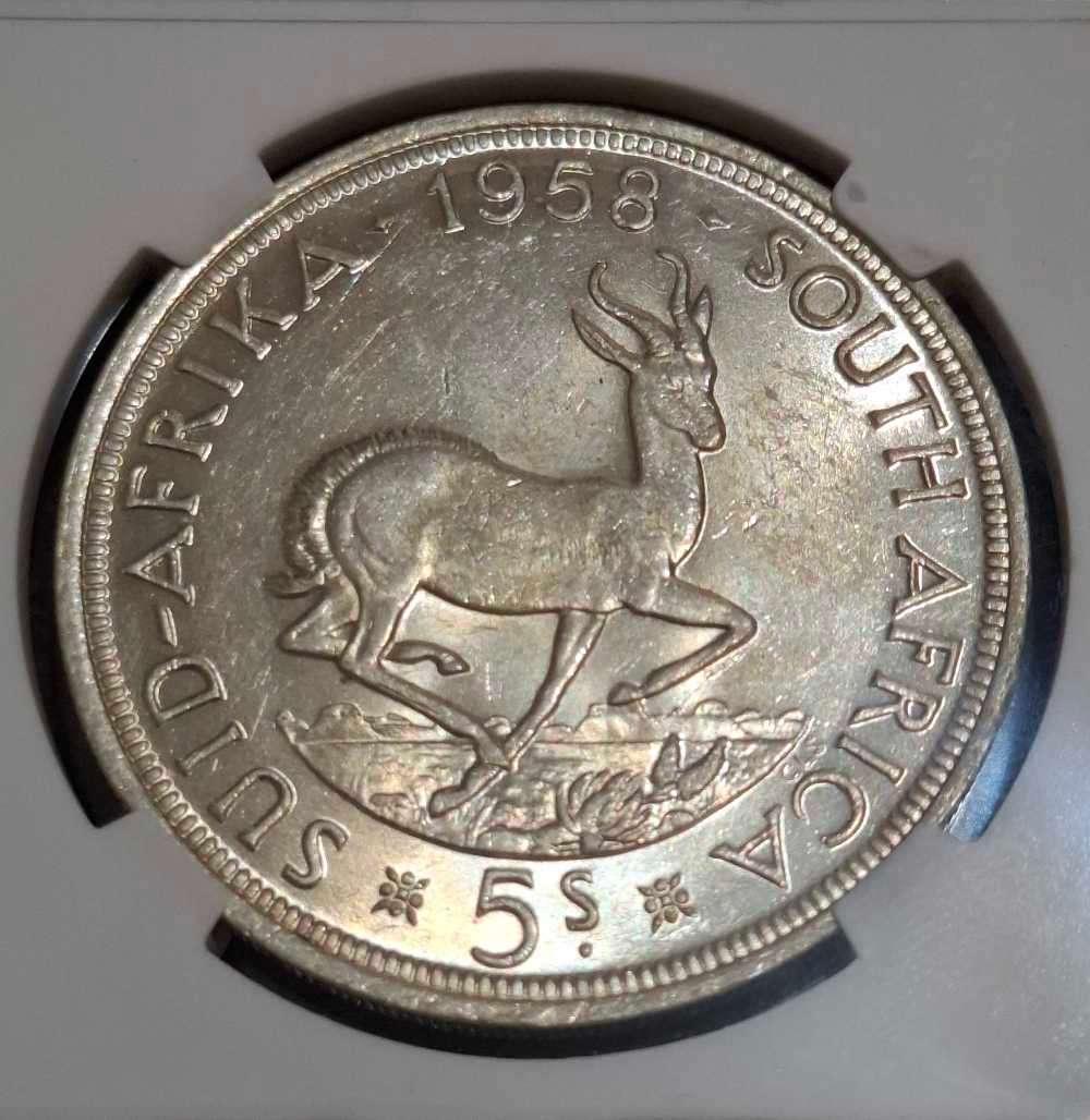 1958 South African 5 Shilling