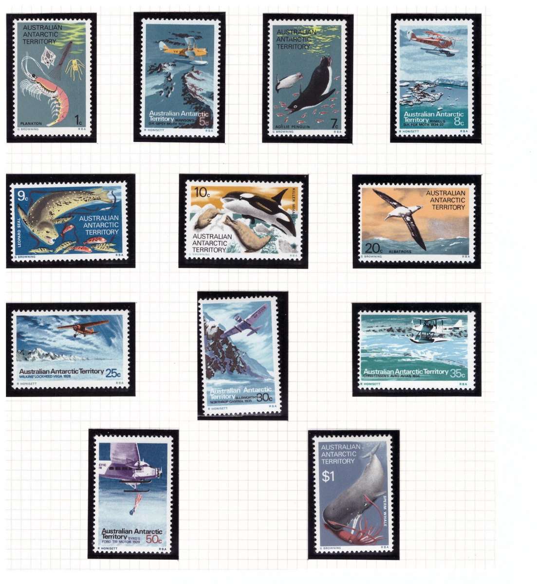 1973 - Australian Antarctic Marine life and Aircraft in the Service of Antarctic Research - MNH