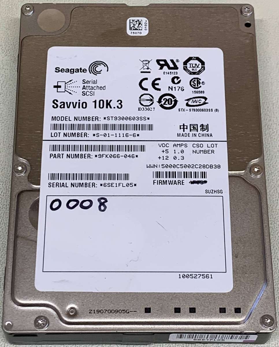 Seagate Savio 10K.3 ST9300603SS 300GB SAS hdd