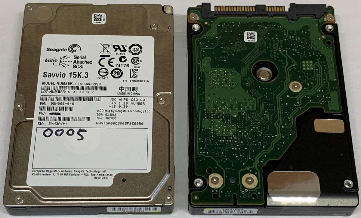 Seagate Savio 15K.3 ST9300653SS 300GB SAS hdd