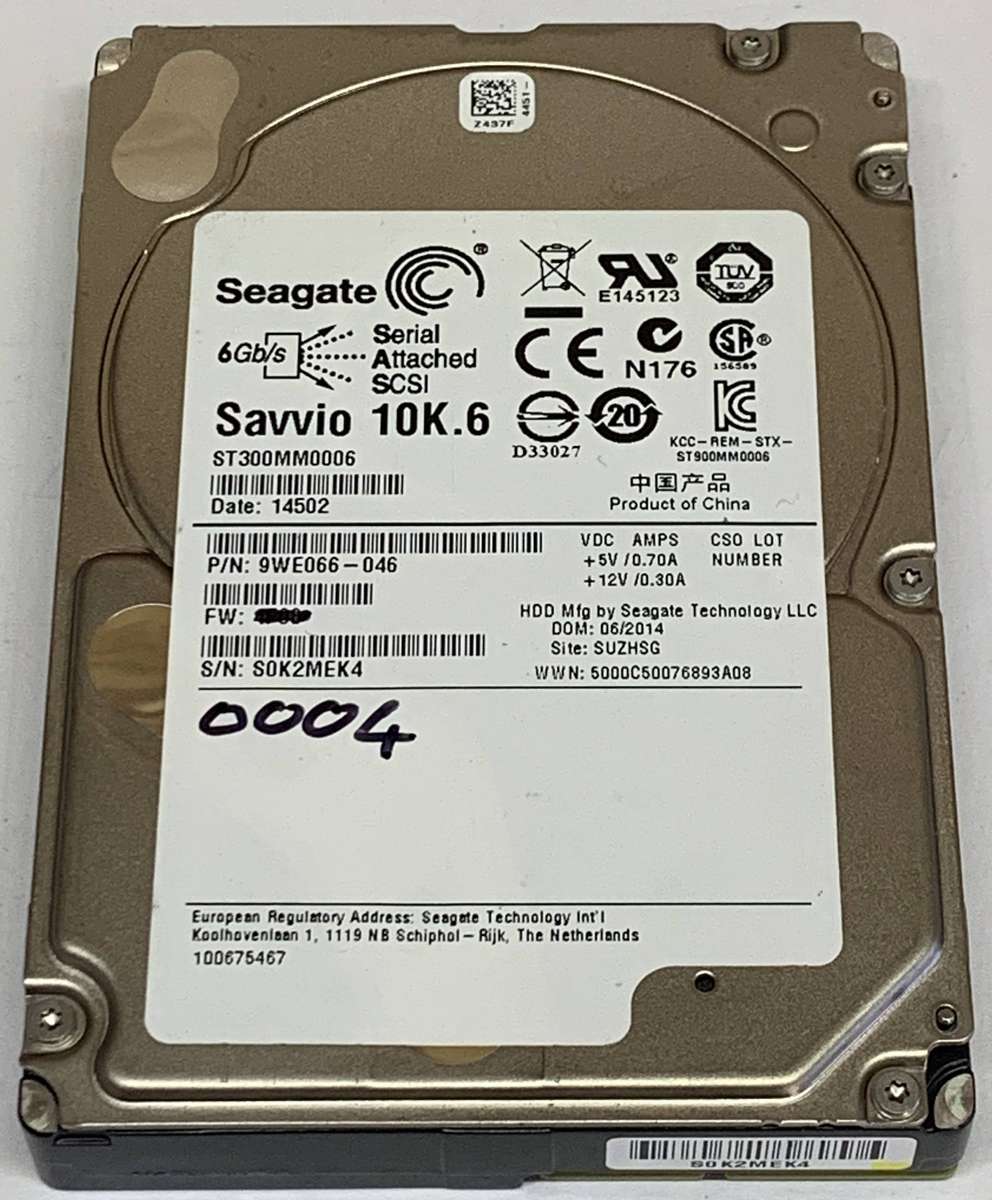 Seagate Savio 10K.6 ST300MM0006 300GB SAS hdd
