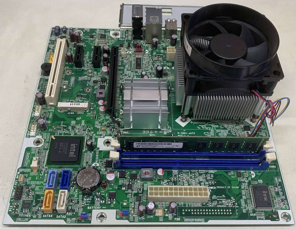HP Motherboard, CPU, Memory and PSU Bundle