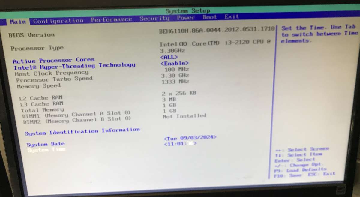 Intel DH61WW Motherboard And CPU