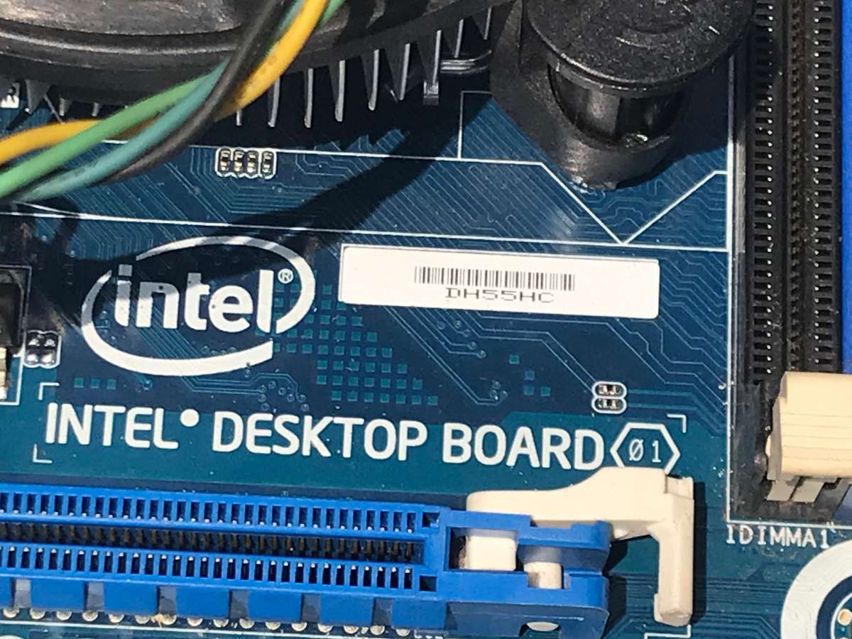 Intel DH55HC Motherboard And CPU