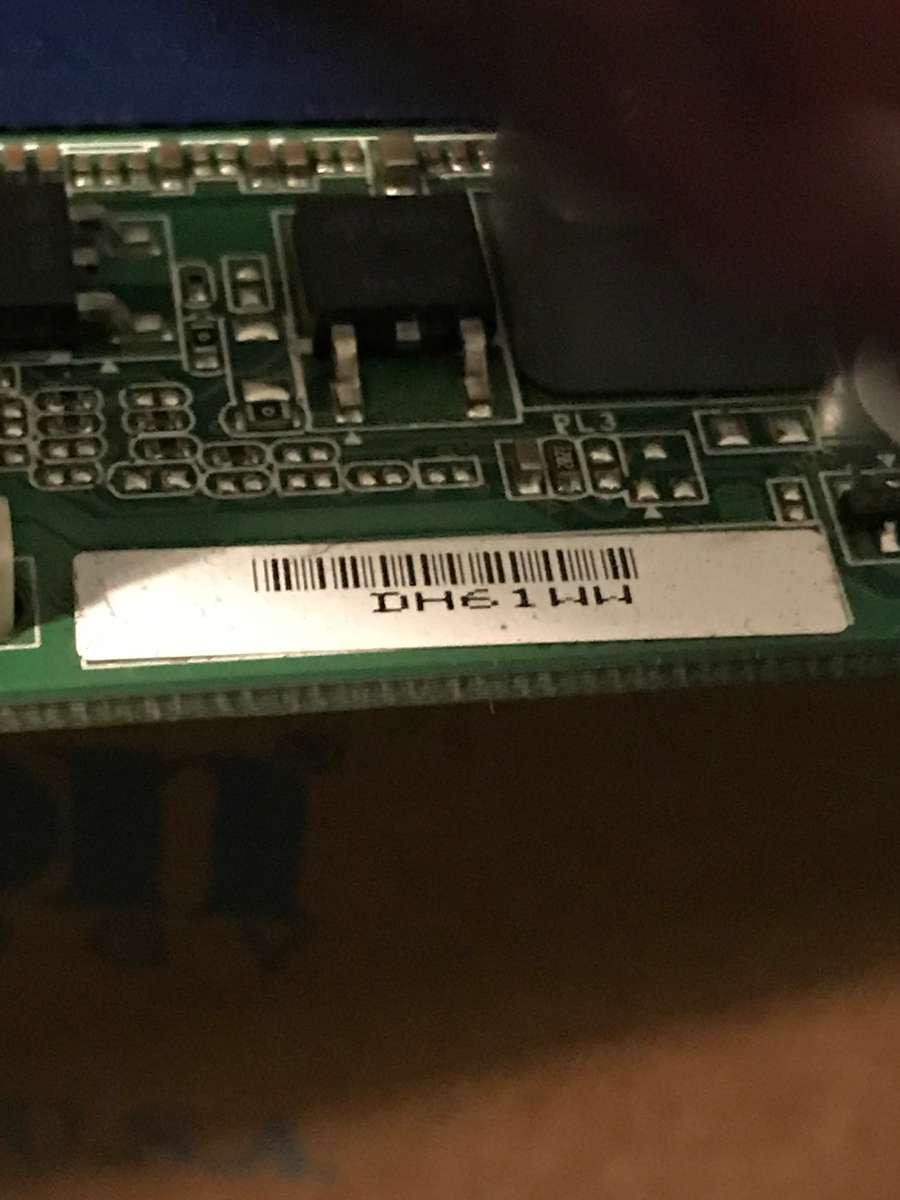 Intel DH61WW Motherboard And CPU