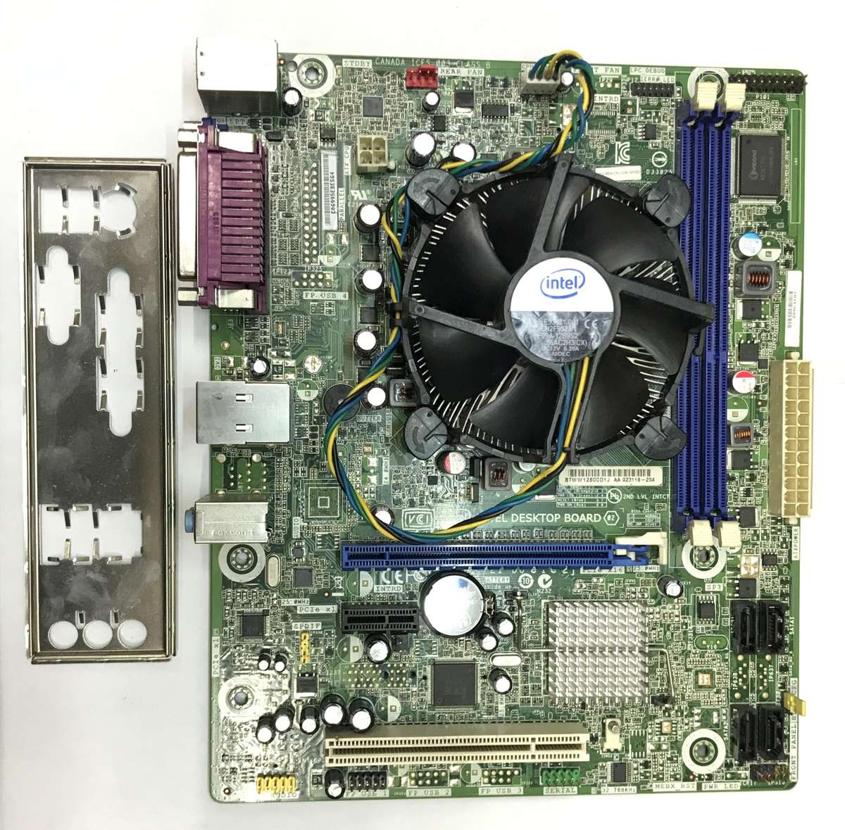 Intel DH61WW Motherboard And CPU