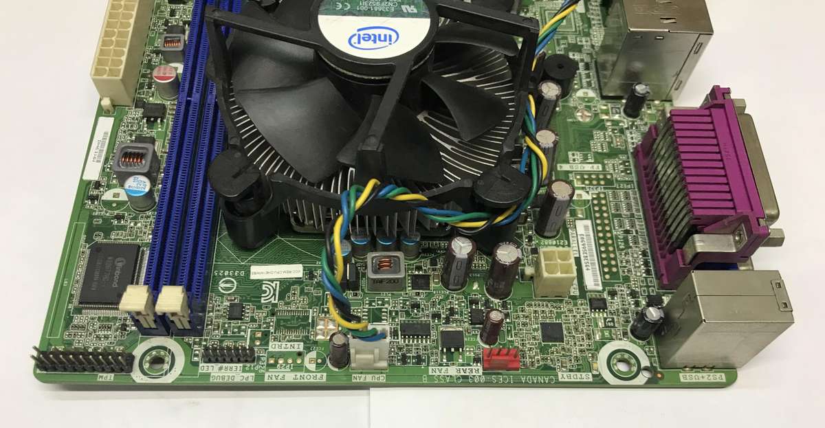 Intel DH61WW Motherboard And CPU