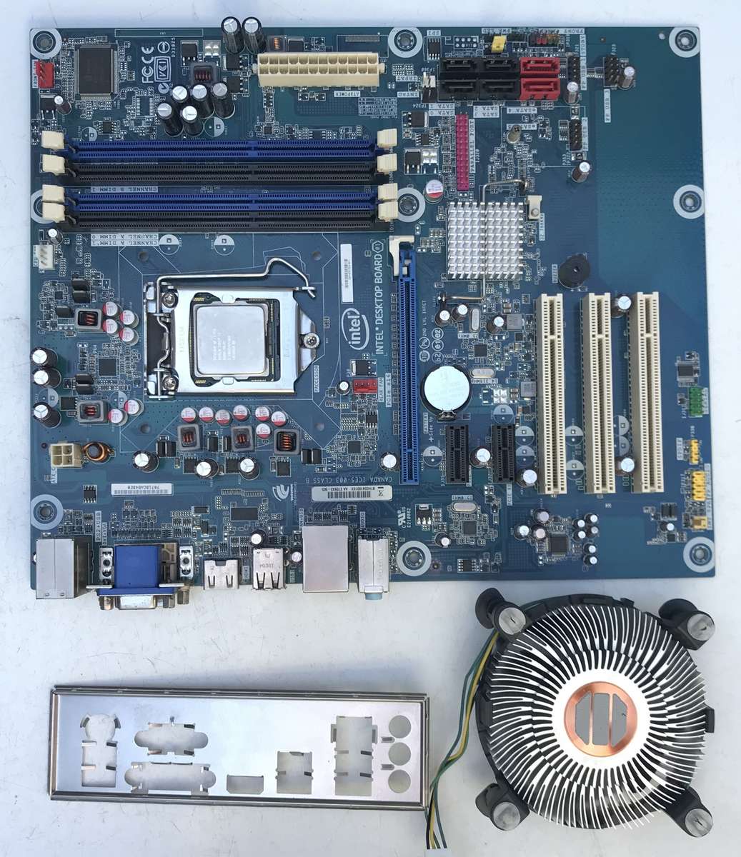 Intel DH55HC Motherboard And CPU
