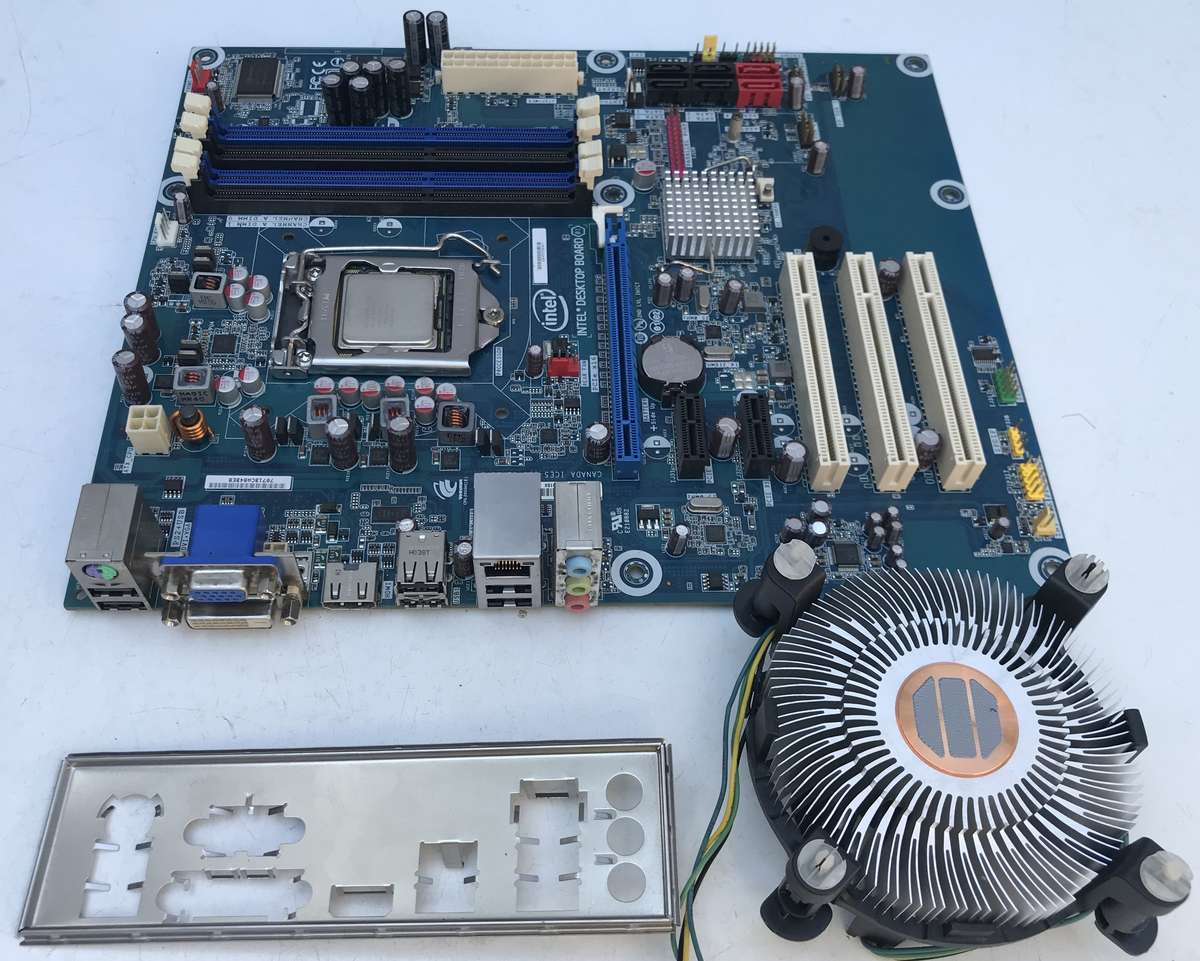 Intel DH55HC Motherboard And CPU