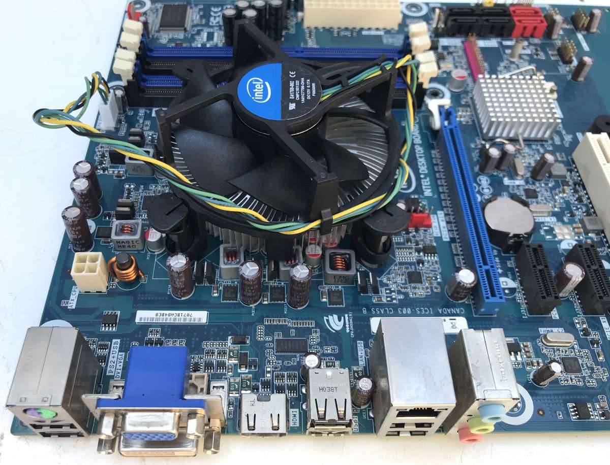 Intel DH55HC Motherboard And CPU