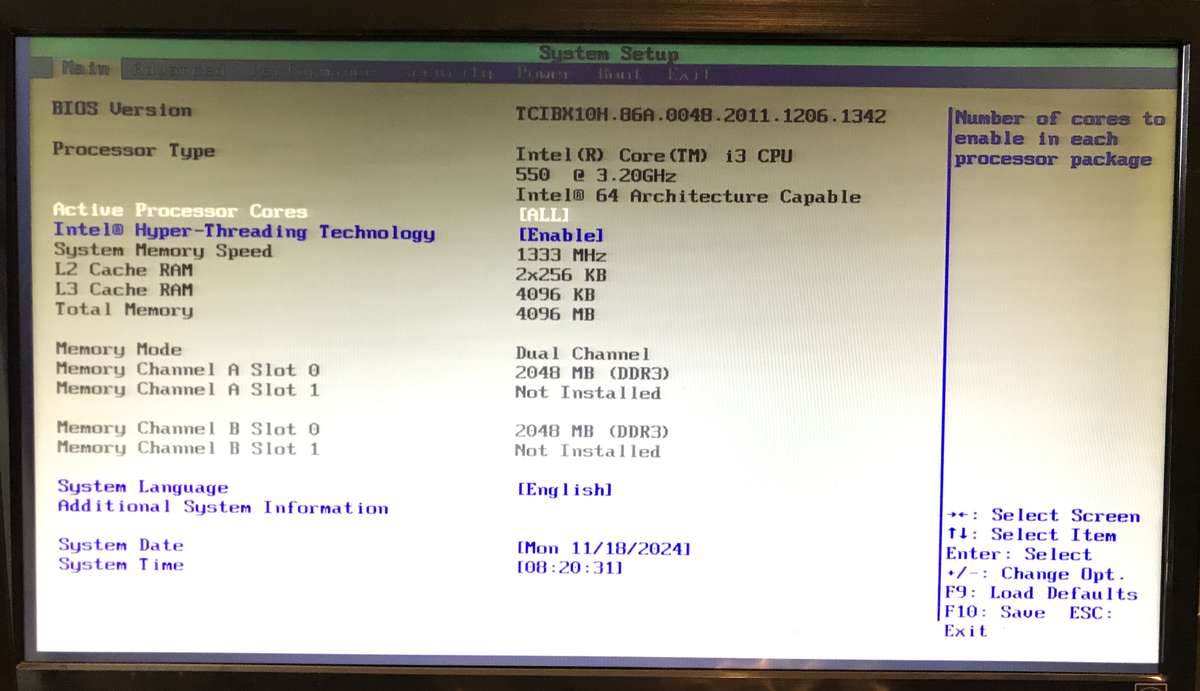 Intel DH55HC Motherboard And CPU