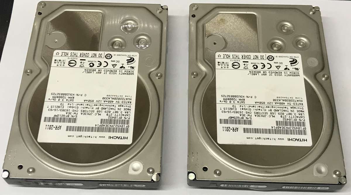2TB Hitachi Ultrastar A7K2000 Series 3.5" Enterprise SATA Hard Drive 7200 RPM