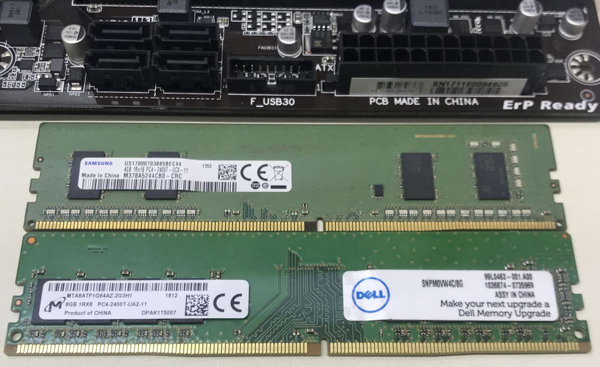 Gigabyte GA-H110M-S2PH Motherboard, i7 CPU And Memory Combo