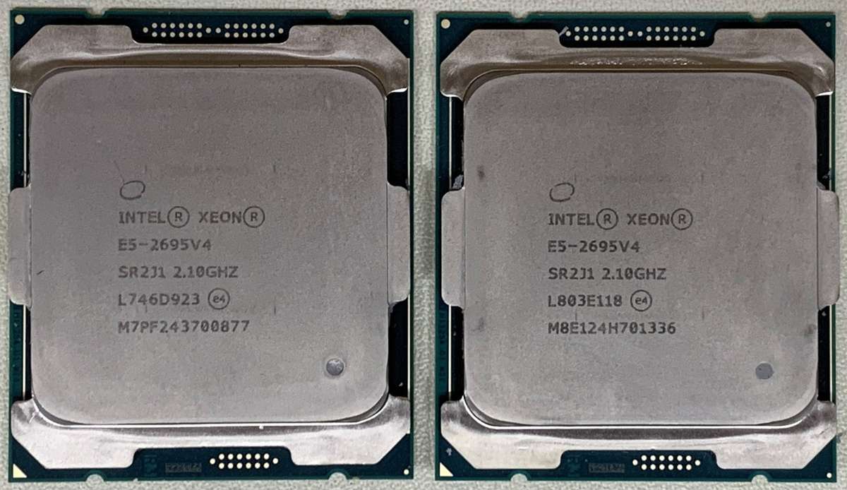 INTEL XEON E5-2695v4 [PAIR] 18 Cores