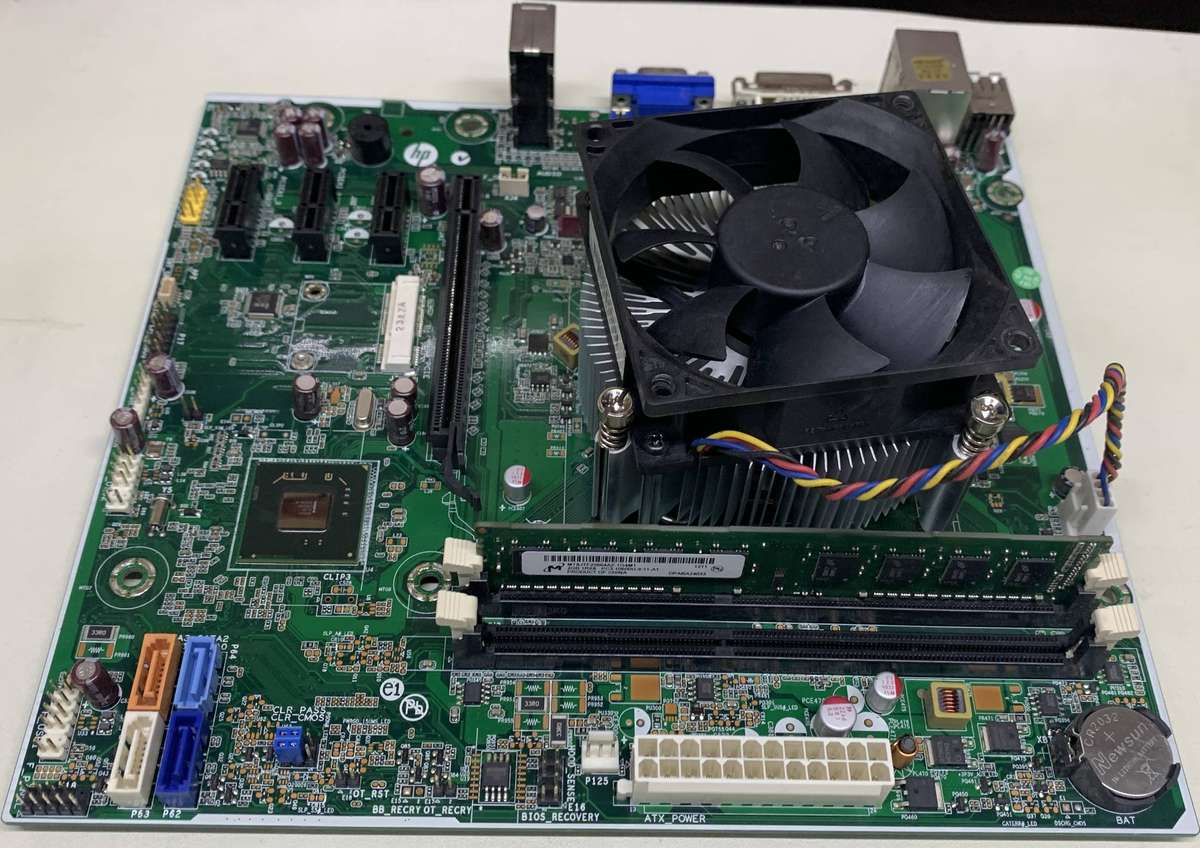 HP Motherboard CPU and Memory Bundle