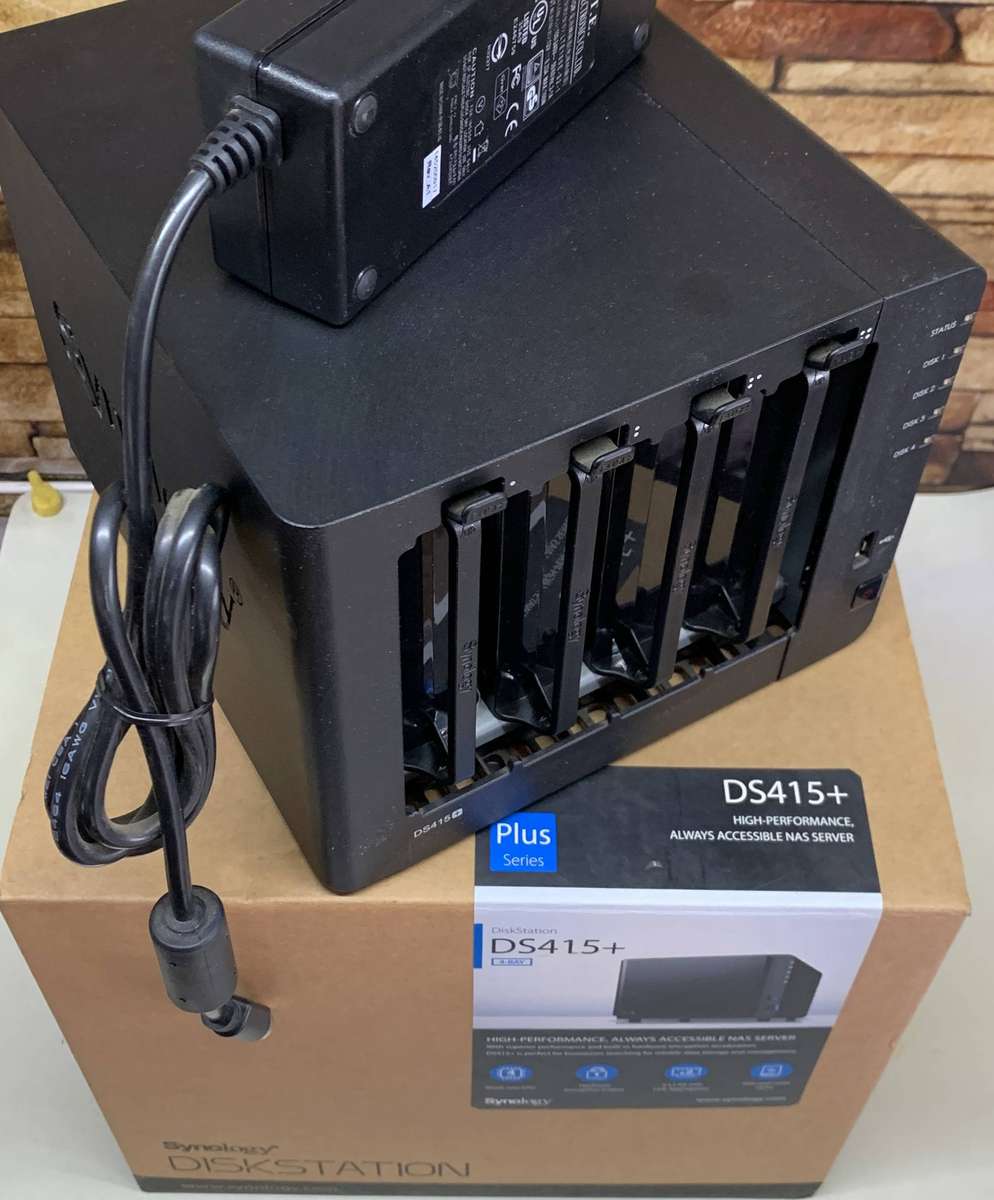 Synology 4 Bay NAS With 4x 1TB HDD