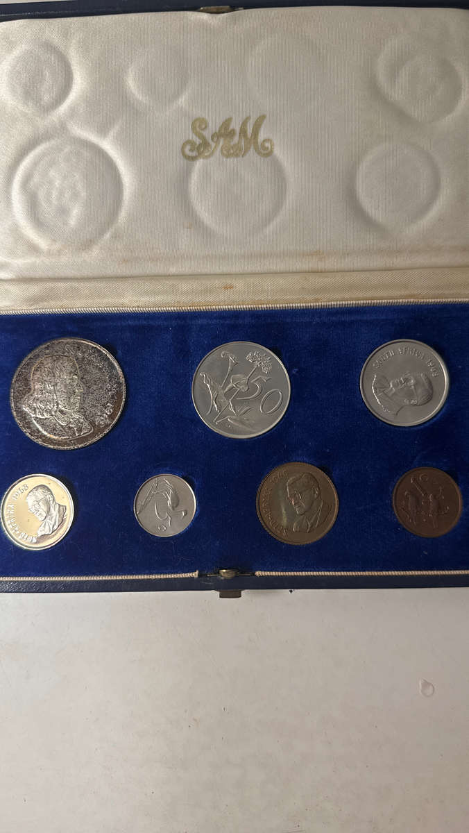 South african proof Coin set