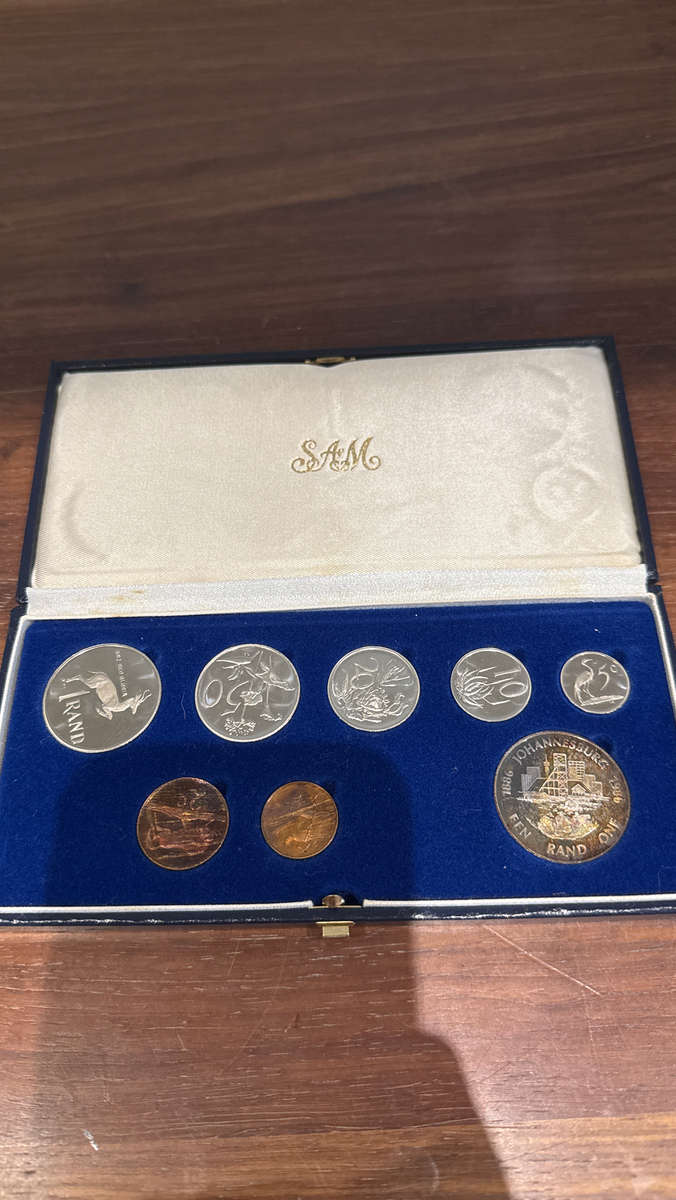 South African proof coin set