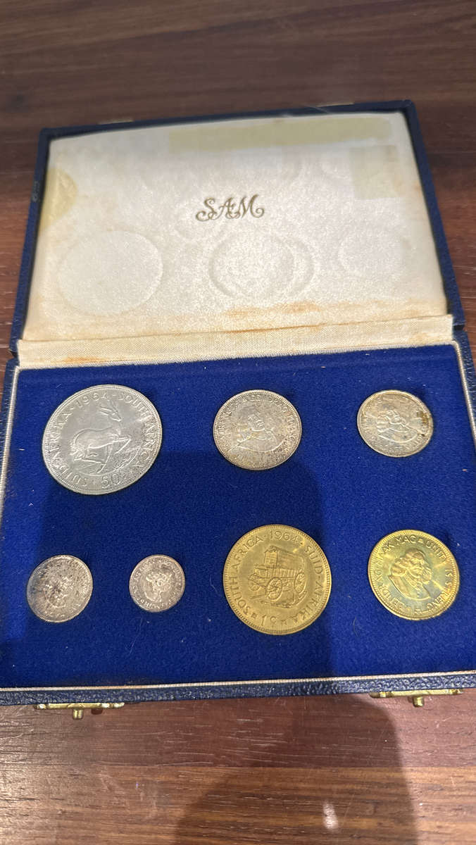 South African proof coin set