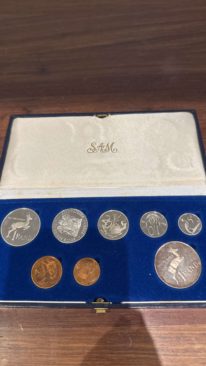 South African proof coin set
