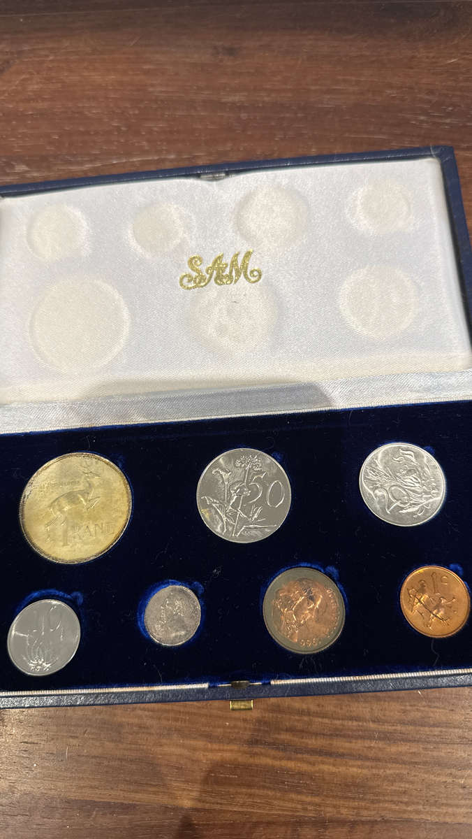 South African proof coin set