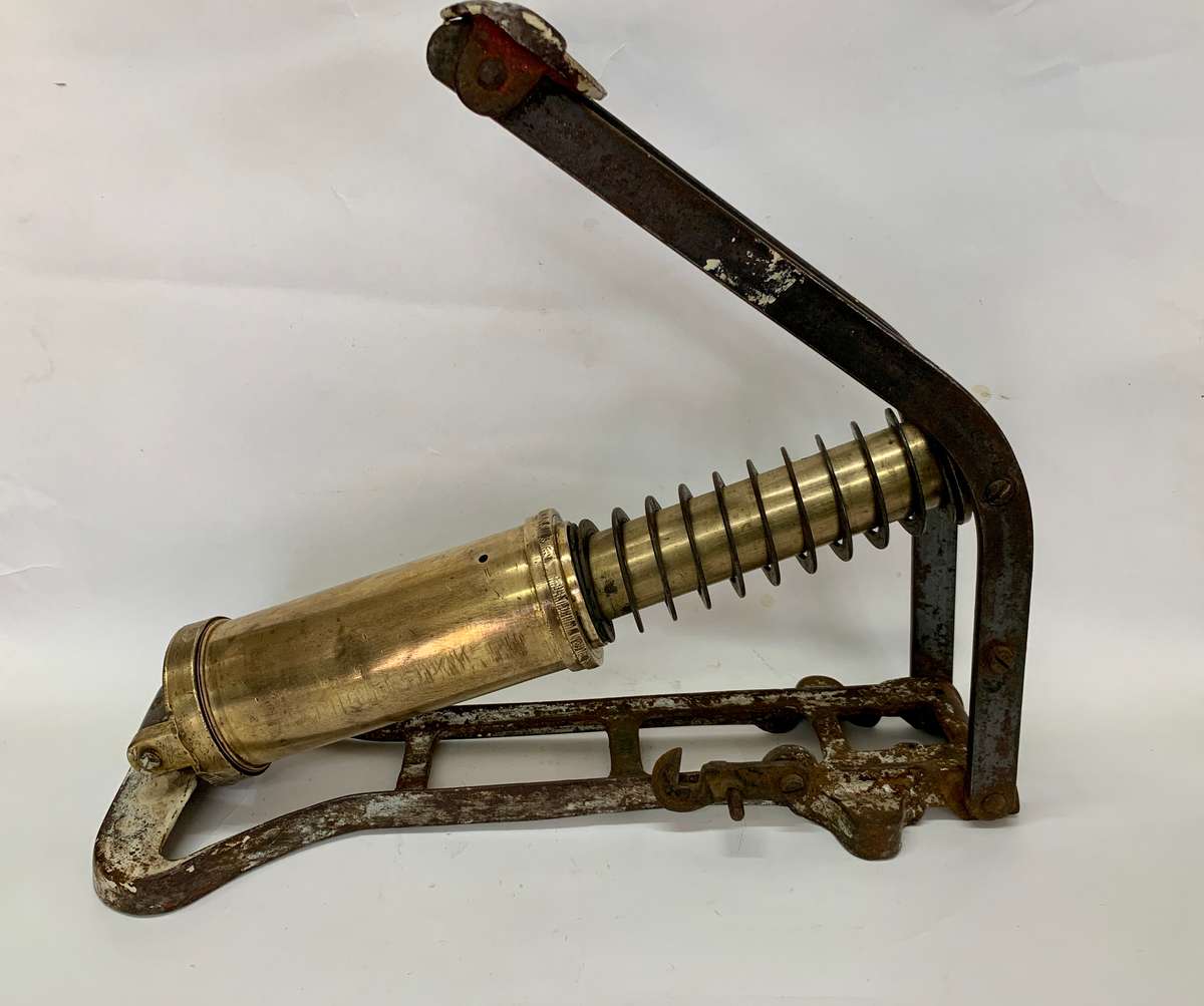 Vintage Brass Foot Pump